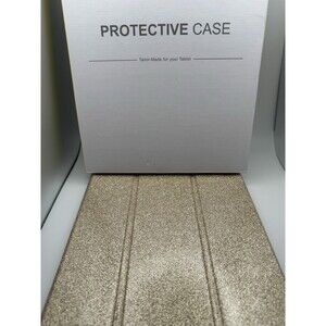 Gold Glitter Tablet Protective Case - Folio Cove